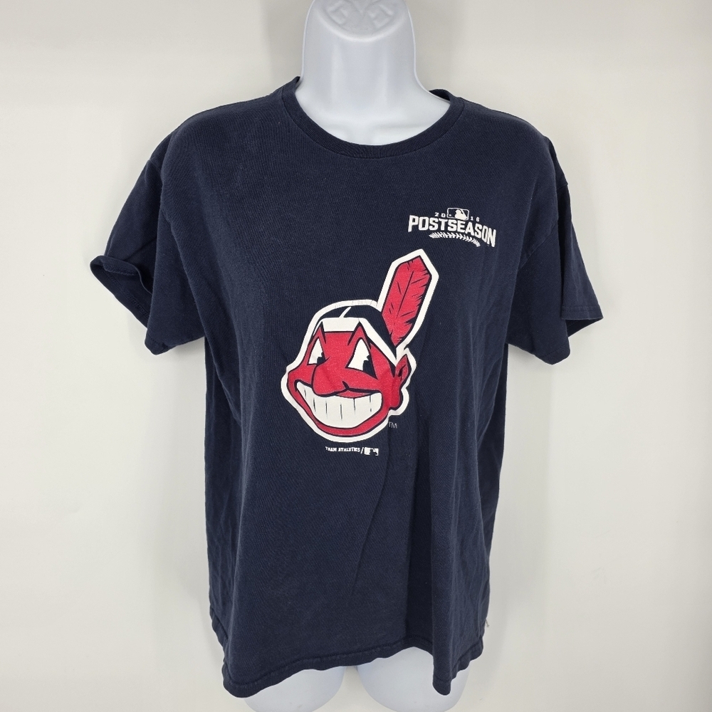 Cleveland Indians Wahoo Major League Women XL T-shirt MLB Vintage